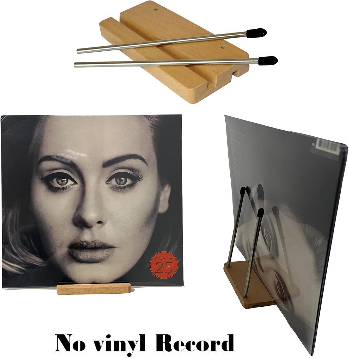 Standaard voor Vinyl Platen Opslag - Presentatierek voor LP's en Singles