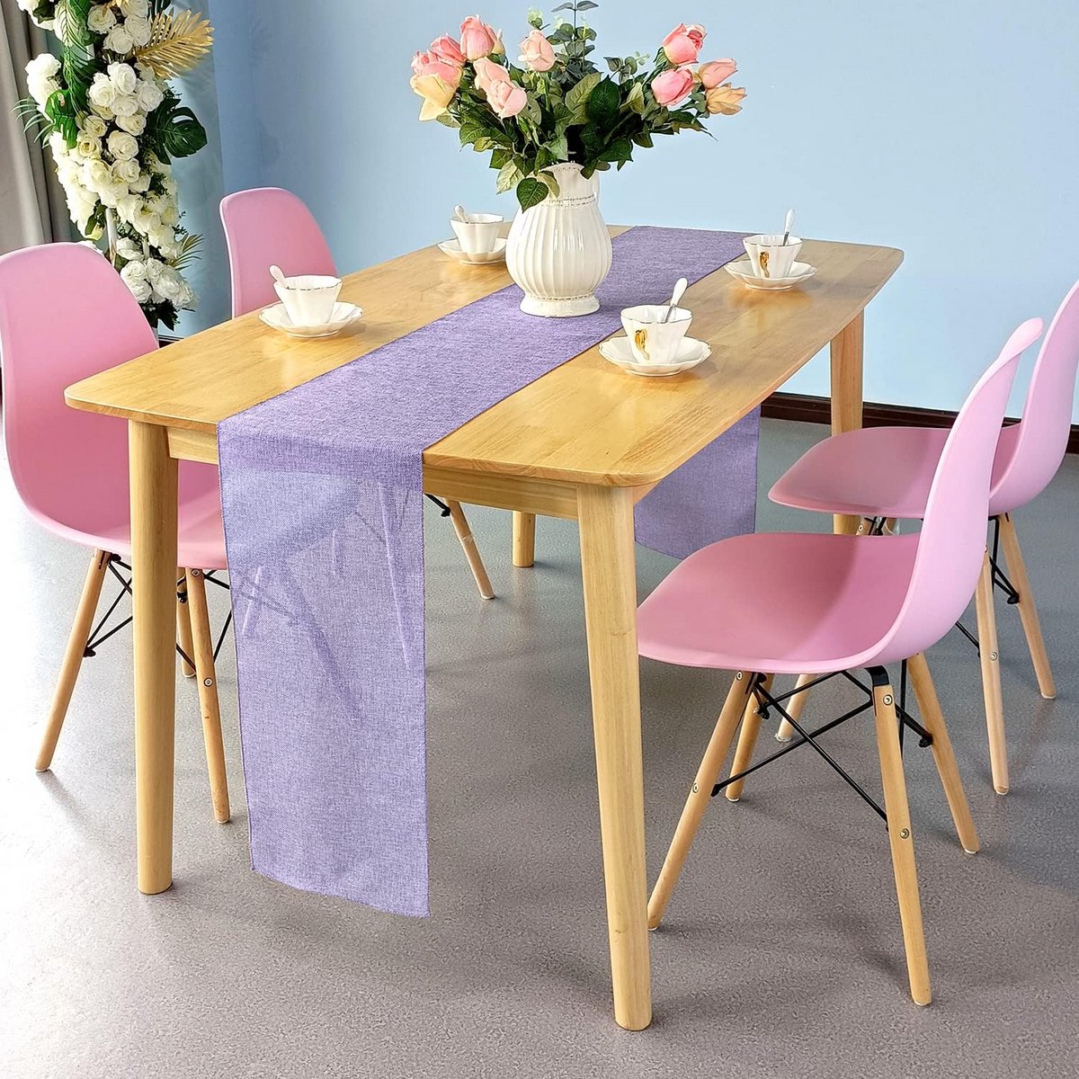Rustieke Jute Tafelloper Natuurlijk Linnen Look voor Feest en Decoratie 33x275 cm