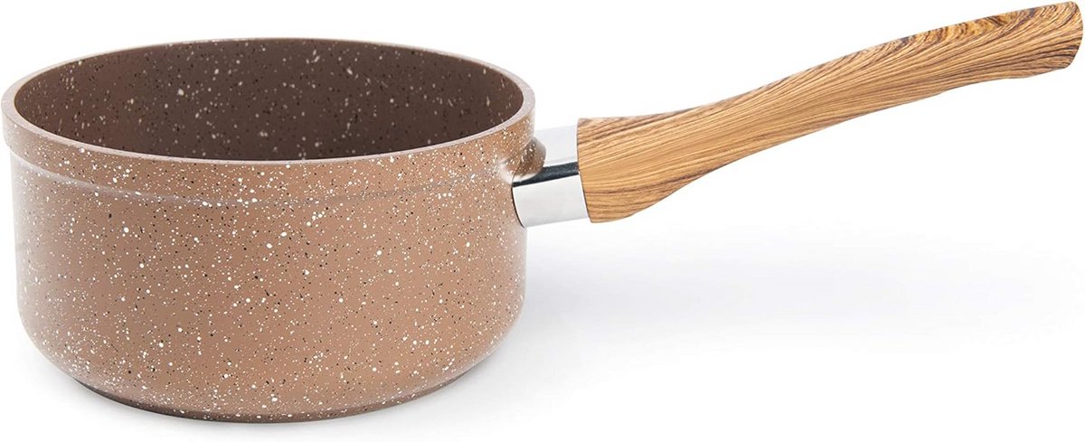 Sauspan 16 cm - Gesmeed aluminium, Xylan Plus coating, houten handvat