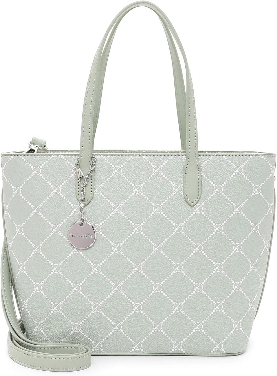 Dames Handtas Shopper met Ruitpatroon en Ritssluiting
