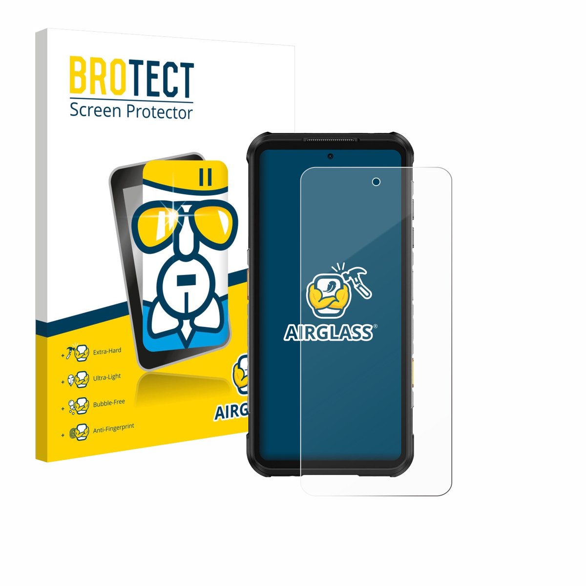 Screenprotector voor Ulefone RugOne Xever 7 Pro Beschermglas transparant