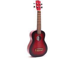 Ambachtelijk gemaakte ukelele - natuurlijke sunburst-afwerking (4 snaren)