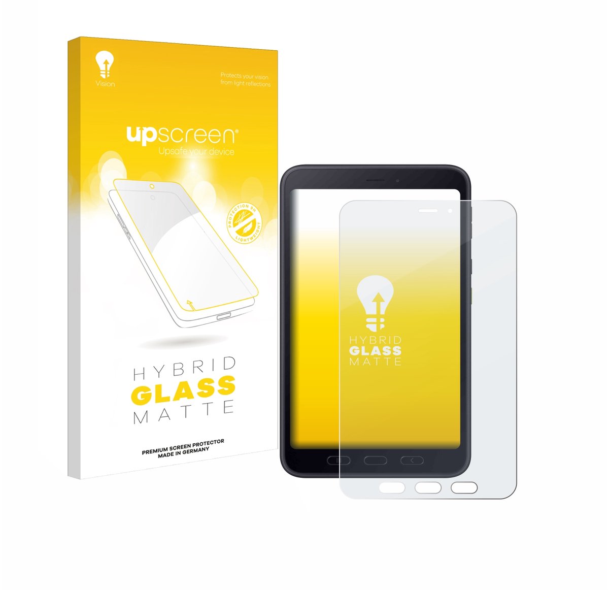 upscreen - Screenprotector voor Samsung galaxy Tab Active 5 5G Enterprise Edition - Folie Beschermfolie Beschermglas matte