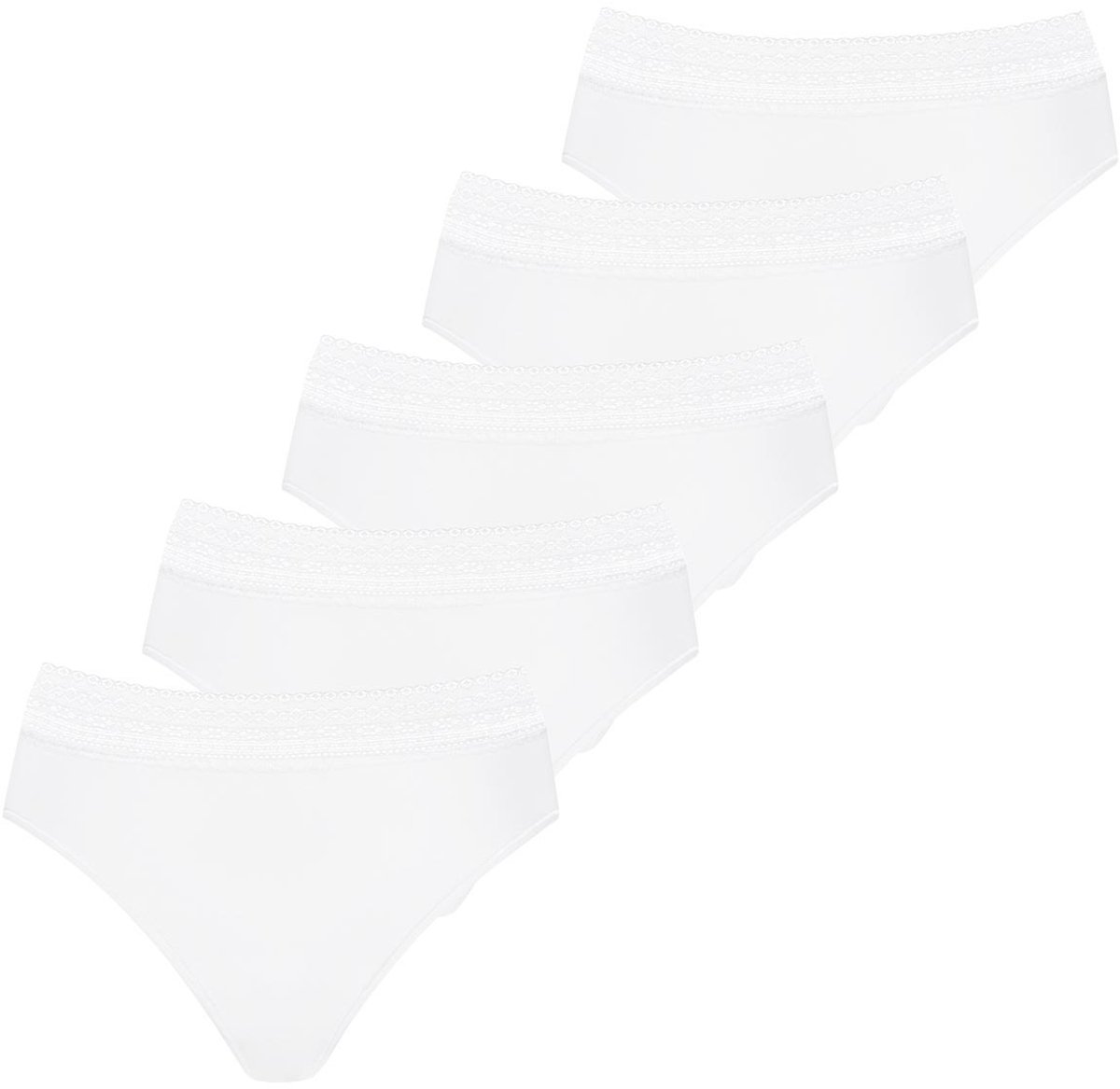 Mey Dames taille pants 5 pack Modal Lace