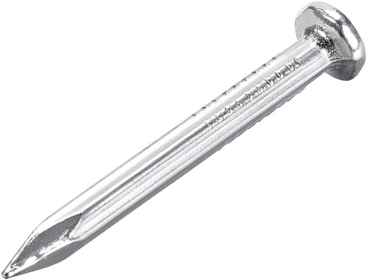 100x Betonspijkers 2,8x30mm - Harde Koolstofstalen Nagels voor Muur en Houtbewerking
