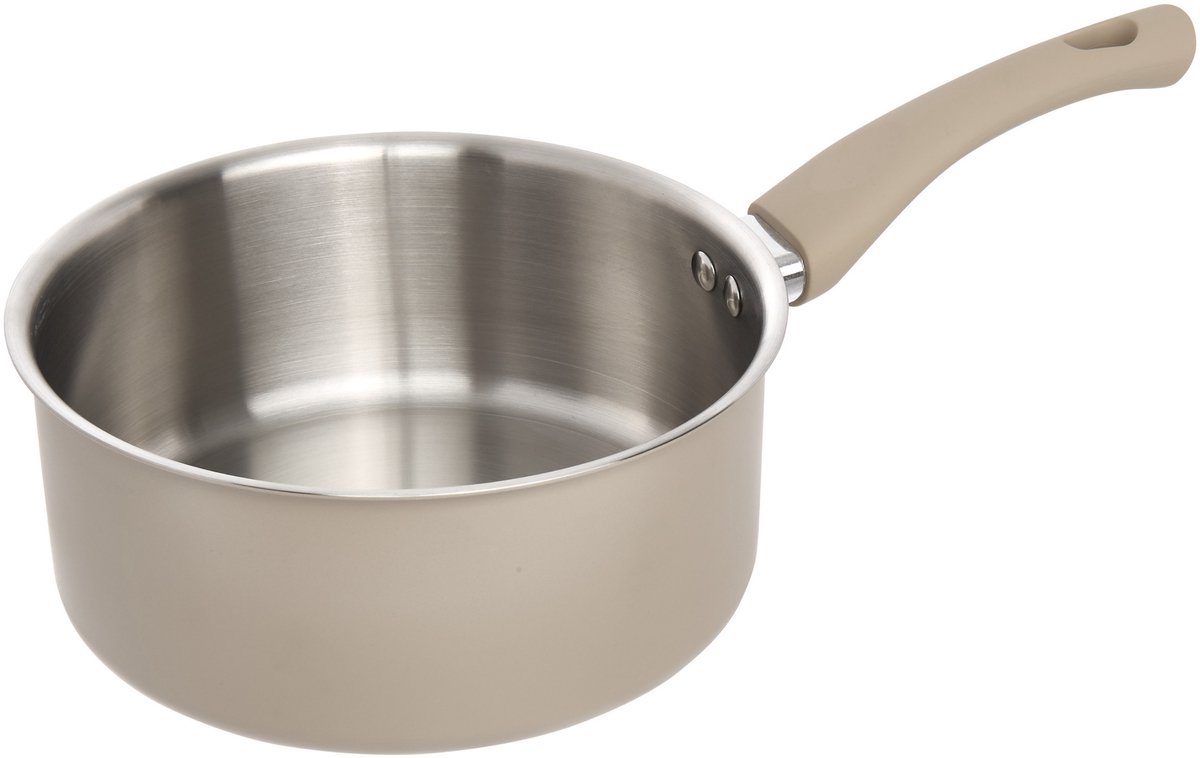 5Five steelpan Paris - D20 cm - RVS - aluminium - beige/zilver - pannen - alle warmtebronnen
