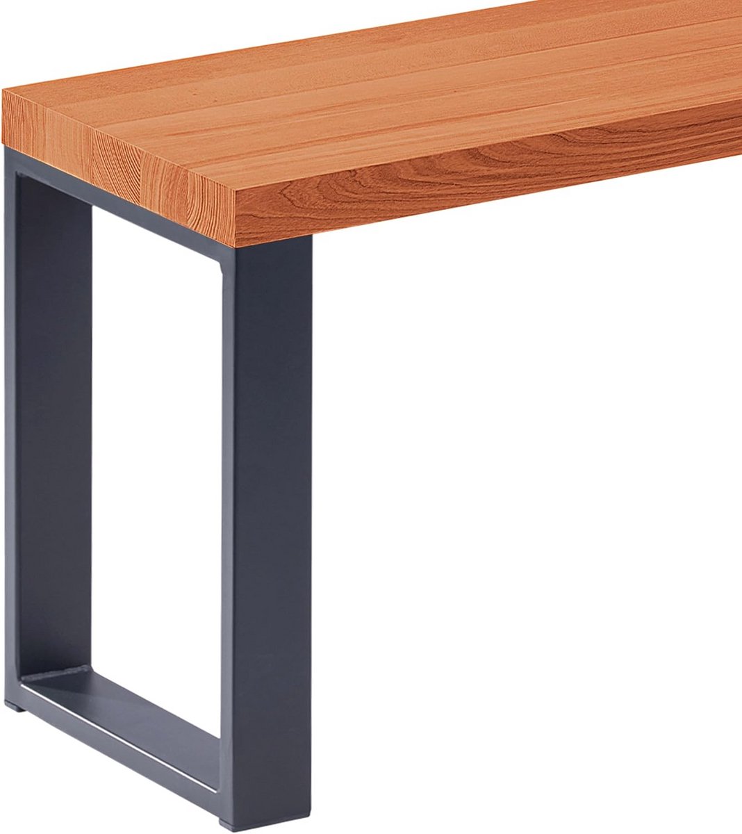 Massief Houten Zitbank 160 cm Essenhout - Eetkamerbank Zonder Rugleuning