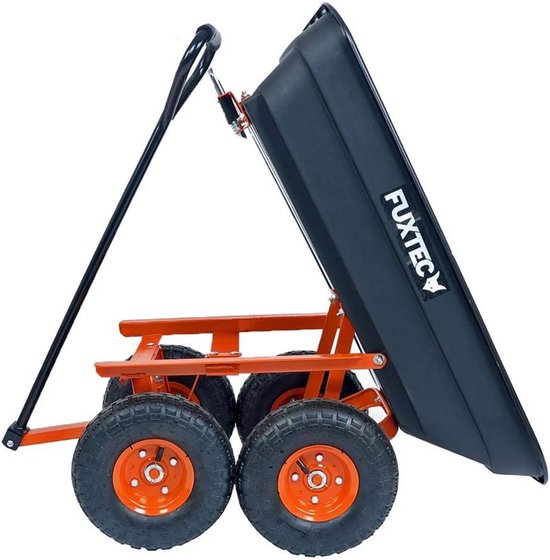Kiepwagen – 300 kg Max Belasting – 150 kg Kiepfunctie – Tuin en Bouw – Luchtbanden — afbeelding 5