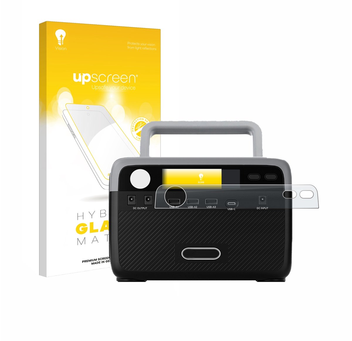 upscreen - Screenprotector voor Flashfish BP030B - Folie Beschermfolie Beschermglas matte