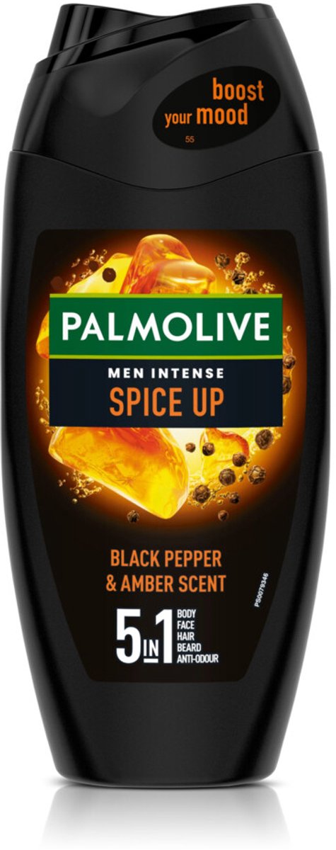 Palmolive - Men Intense Douchegel 5in1 Spice Up - 6 x 250 ml - Voordeelverpakking