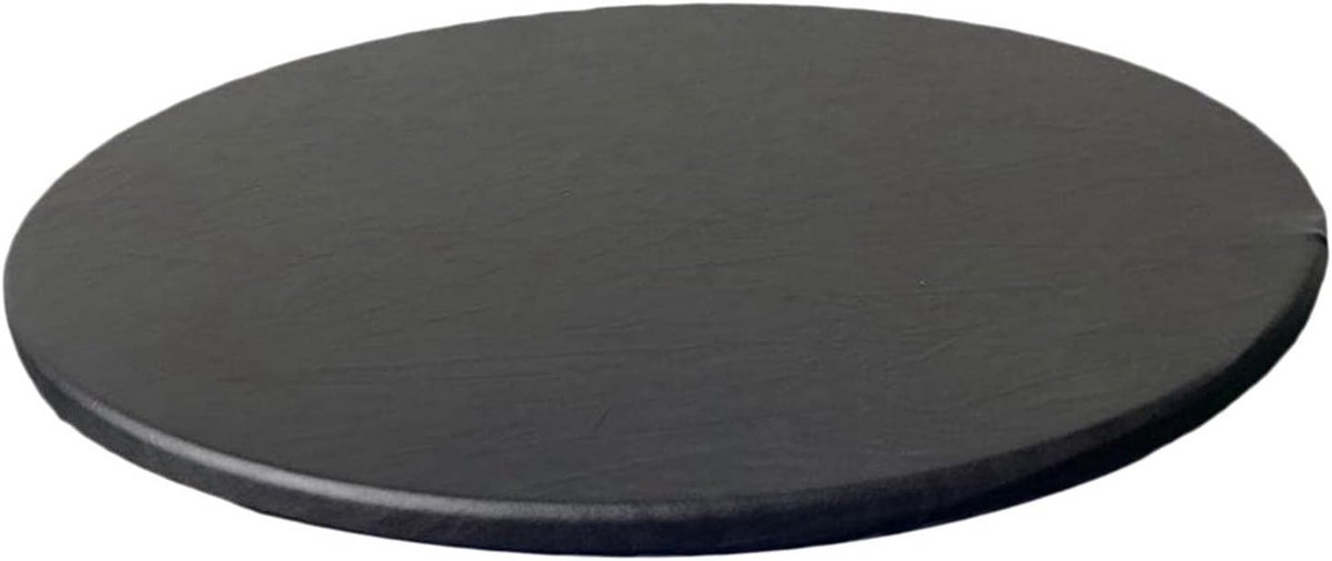 Rond Tafelkleed Zwart Elastisch Waterdicht voor Ronde Tafels tot 60 cm - Tafelbeschermer & Decoratie