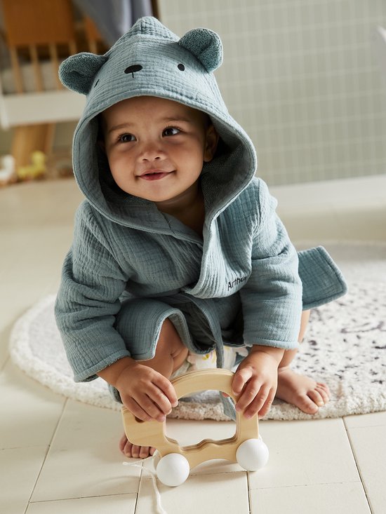 Vertbaudet Biologisch katoenen gaas* baby badjas, aanpasbaar