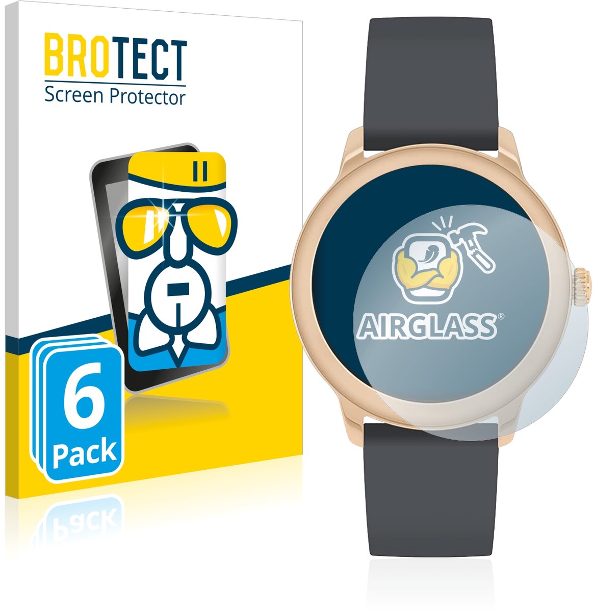 Screenprotector 6 Stuks voor Radley RYS07 Beschermglas transparant
