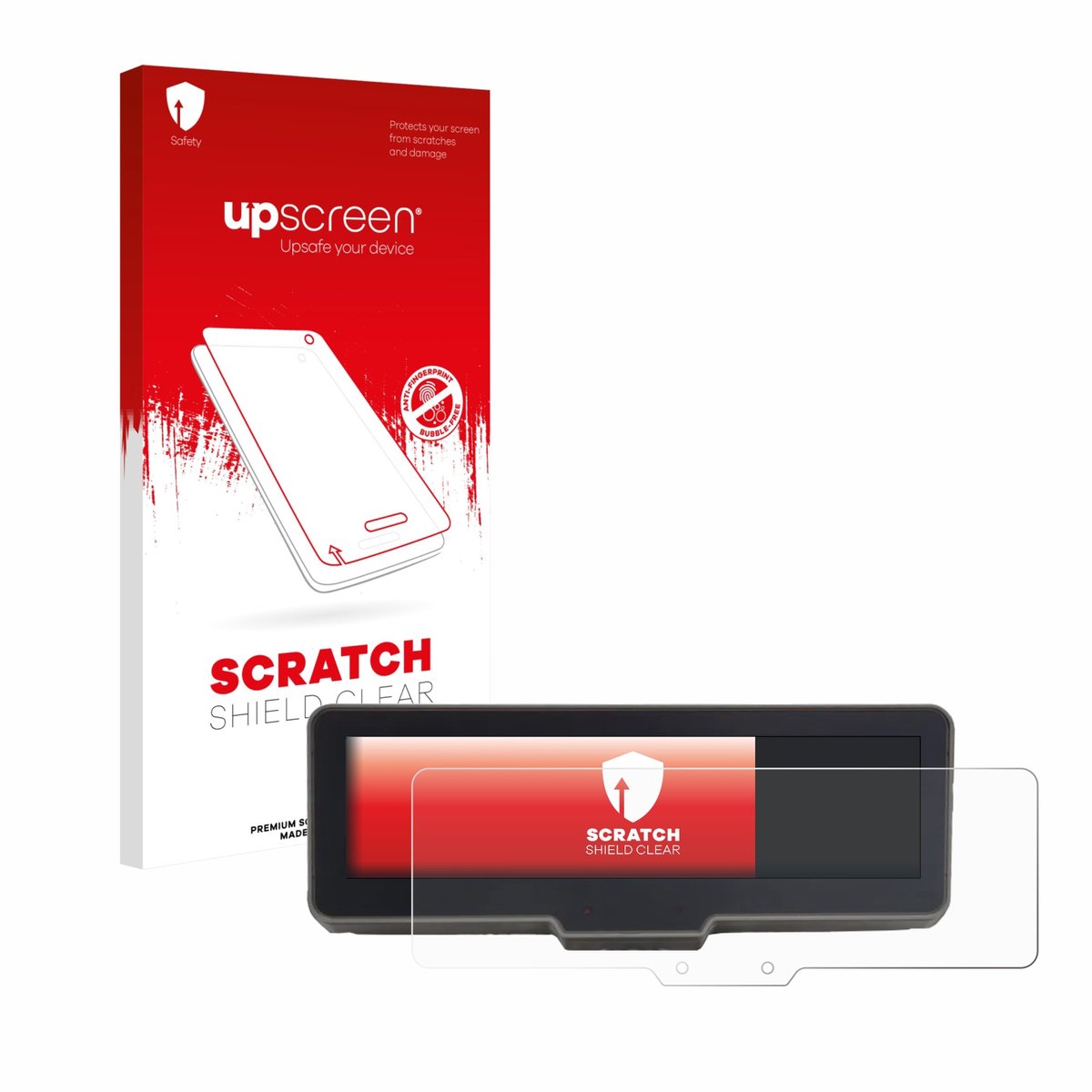 upscreen - Screenprotector voor KTM 990 Duke R 2025 - Folie Beschermfolie transparant