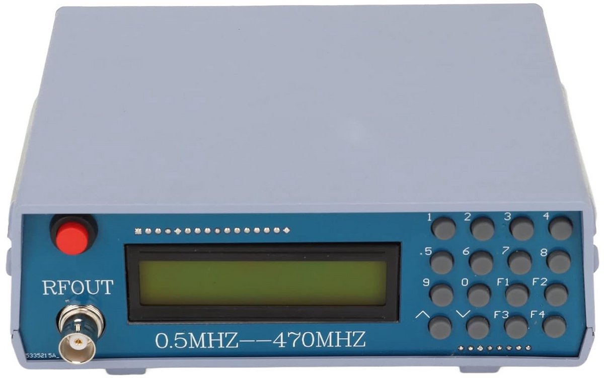 Professionele Signaalgenerator 0.5 MHz tot 470 MHz voor Radio en Intercom Tests