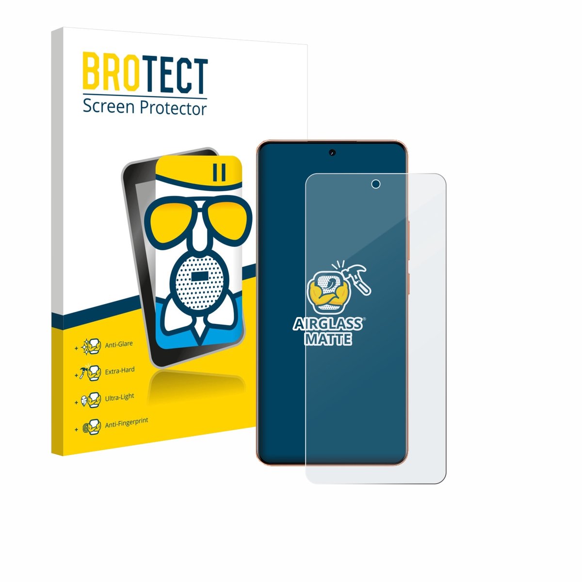 BROTECT - Screenprotector voor realme P4 Pro 5G - Folie Beschermfolie Beschermglas matte