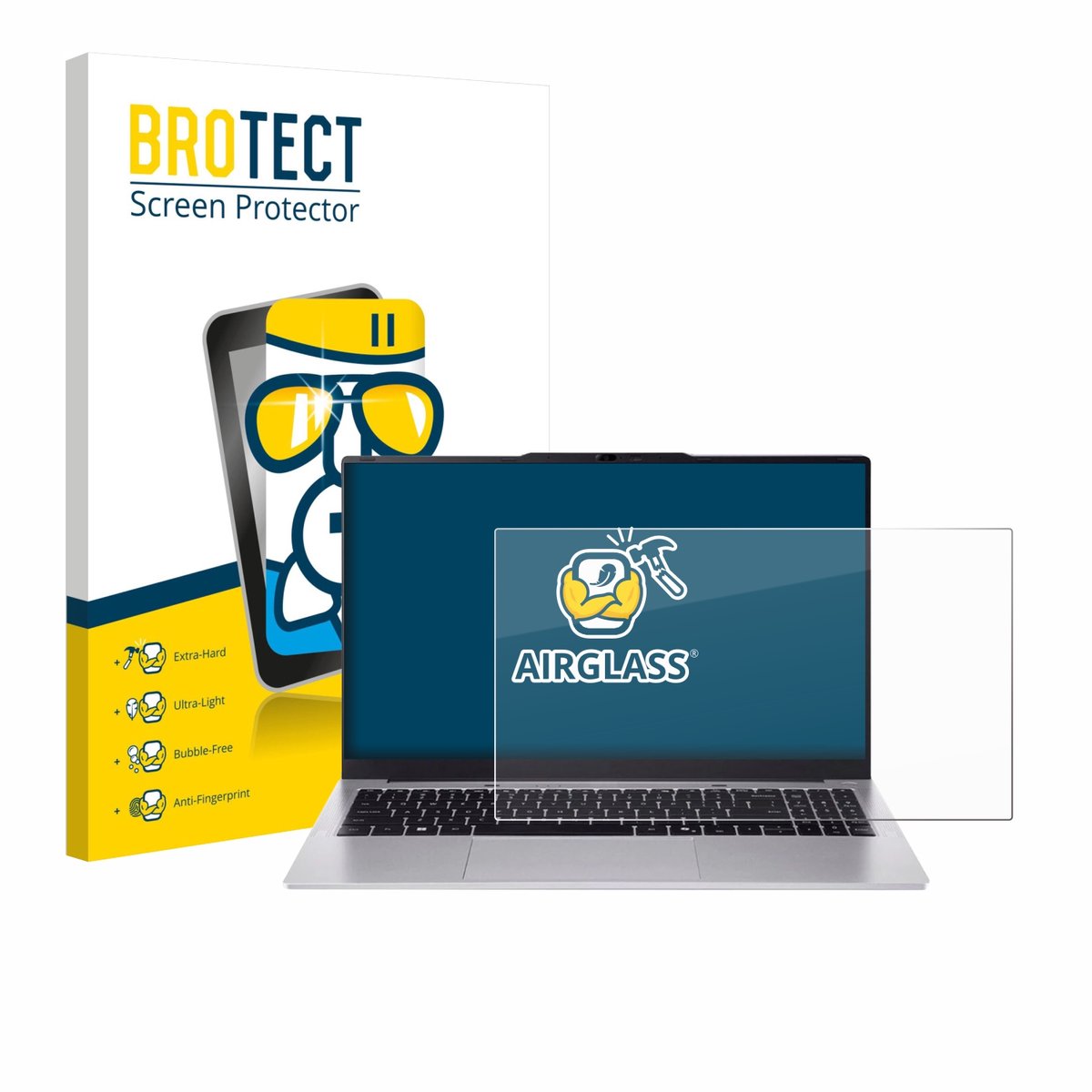Screenprotector voor Acer Aspire Lite 15 AL15-45 Beschermglas transparant