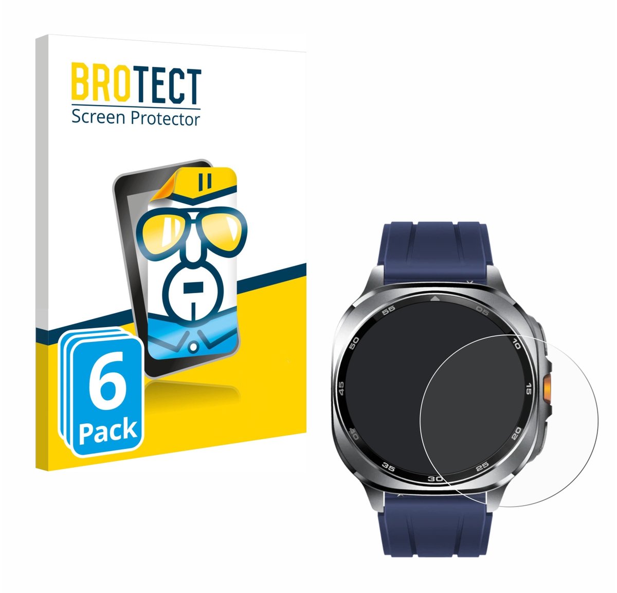 BROTECT - Screenprotector voor Rogbid APEX TS - Folie Beschermfolie transparant 6 Stuks