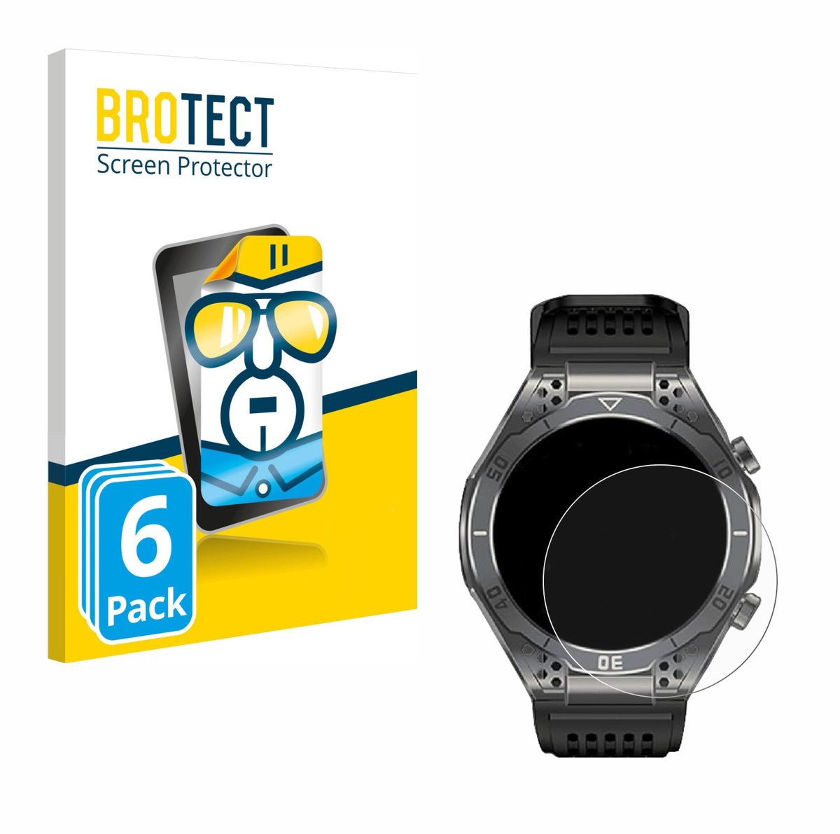 BROTECT - Screenprotector voor Stahlgear Apollo - Folie Beschermfolie transparant 6 Stuks