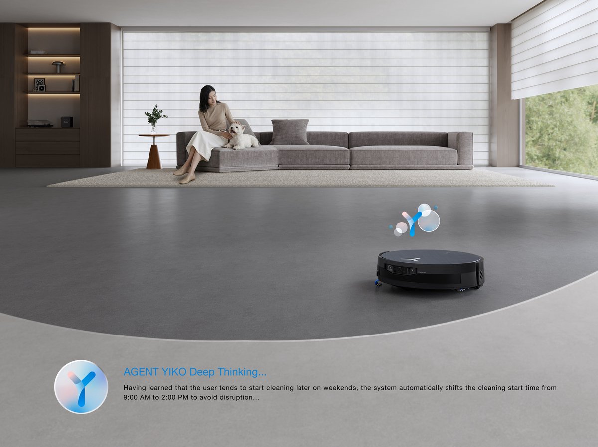 ECOVACS DEEBOT X12 PRO OMNI - Robotstofzuiger met dweilfunctie - 22000Pa - 22l/s - Zelfreinigend station - TrueMapping 2.0 - Zilver — afbeelding 5