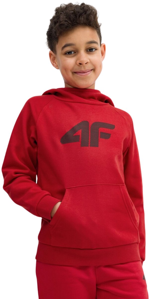 4F Trui Jongens Rood - Maat 128cm