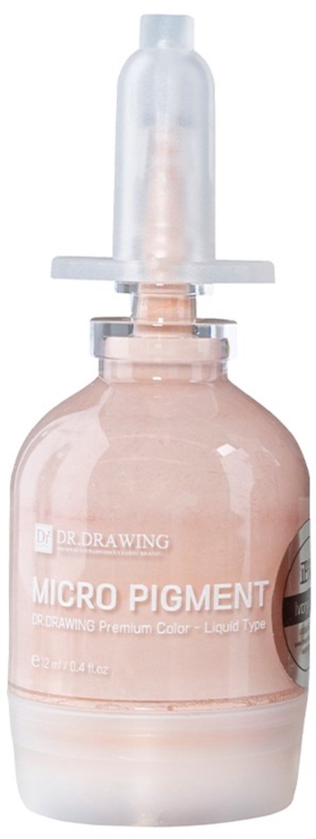 Dr. Drawing Micro Pigment Ivoor / Micro Pigment voor permanente make-up Ivoor 12 ml