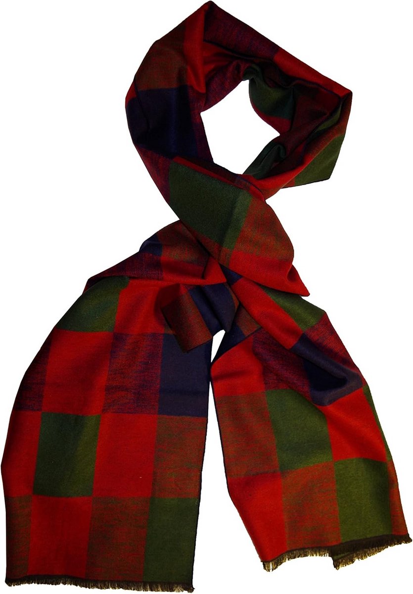 Herensjaal Zijde - Rechthoekige Sjaal - Stijlvolle Afwerking - 100% Natuurlijke Zijde - 180x30 cm - Meerdere Kleuren