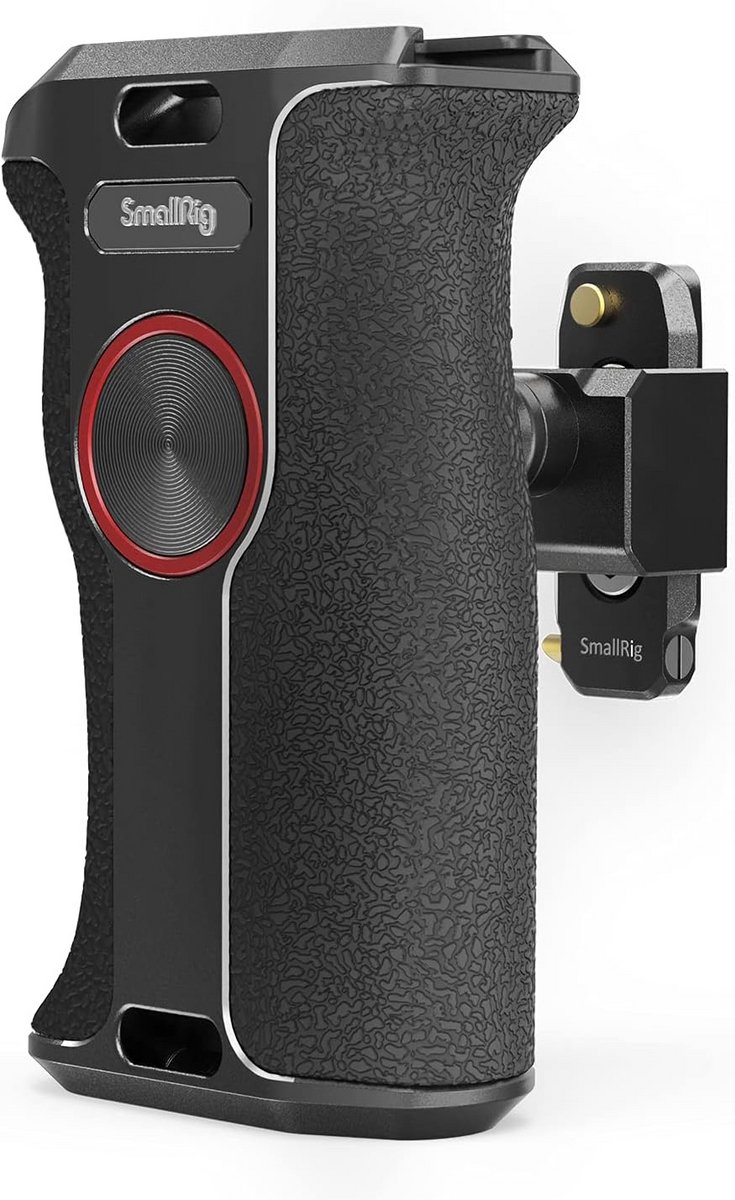 Camera Handgreep - NATO Rail Handvat - Stabilisatie Filmen - 360 Graden Draaibaar - 645 x 772 cm - Zwart