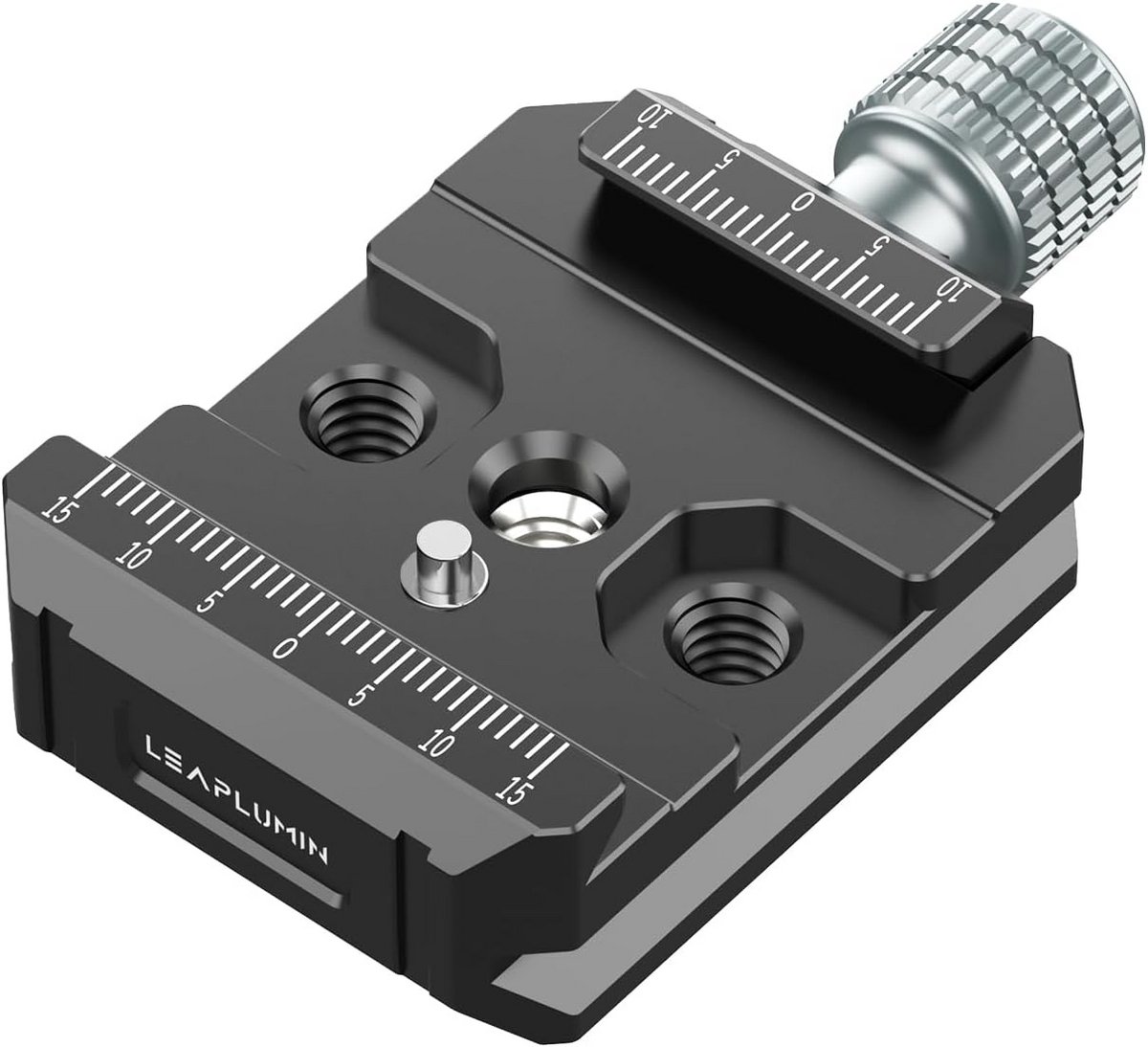 Klem Statief Plaat - Snelkoppelingsplaat - Camera Stabilisatie - Universele Schroefdraad - 8cm Breed - Zwart