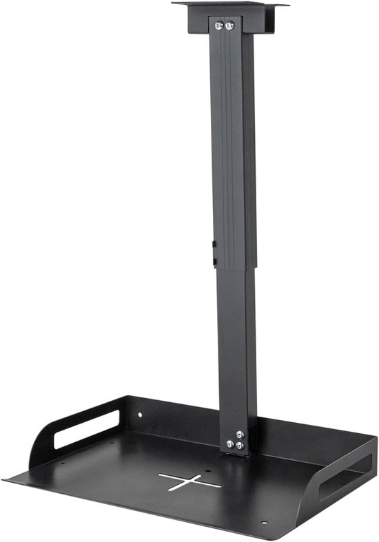 Universele projectorhouder plafond verstelbaar 34-56 cm staal zwart voor beamer thuisbioscoop en kantoor