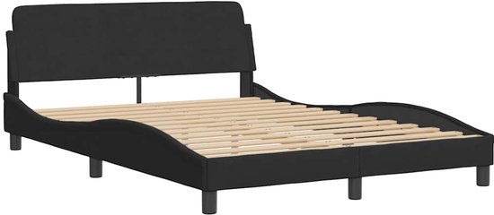vidaXL-Bedframe-met-hoofdeinde-fluweel-zwart-120x200-cm