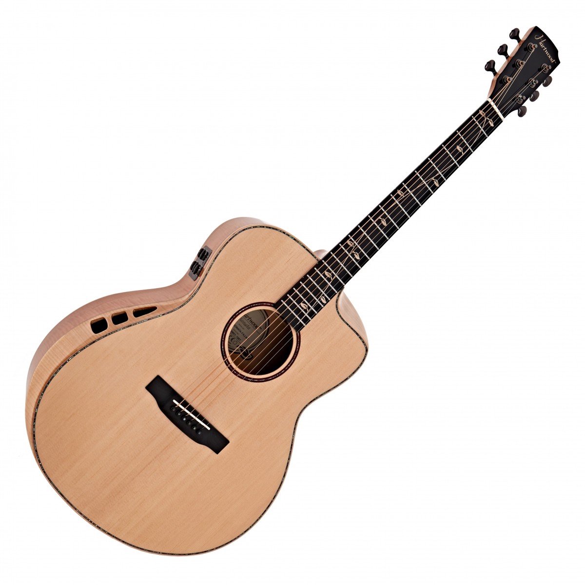 Hartwood Sonata-FX Jumbo Elektro-akoestische Gitaar, Natuurlijk