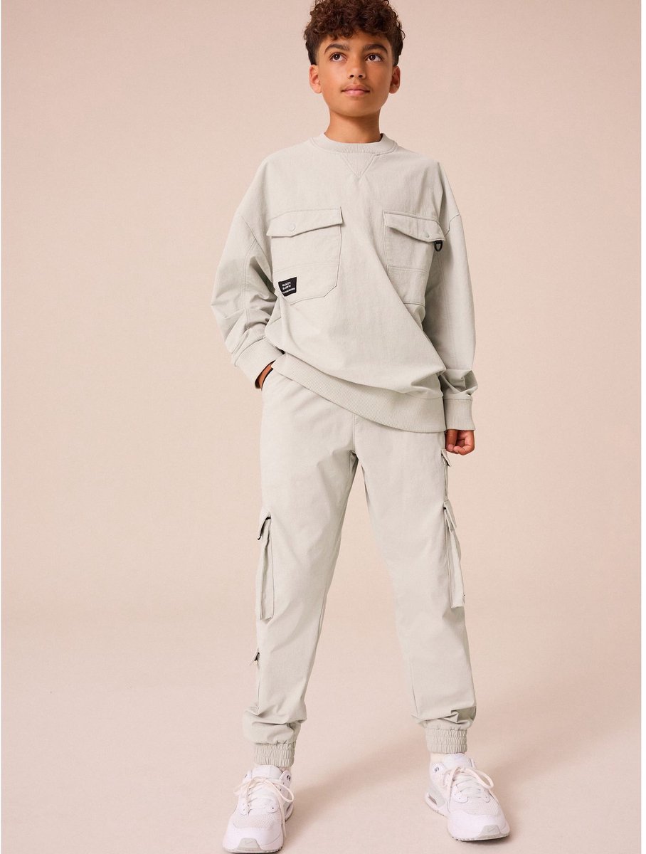 Next - Jongens - Premium cargo-broek - Grijs