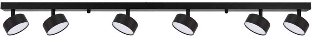 LUNVIGO plafondspot 6x GX53 zwart - opbouw armatuur - lengte 120cm | 6x GX53 | Max 35 watt