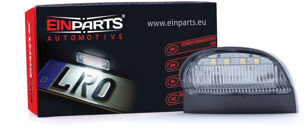 Einparts Kentekenplaatverlichting Voor Auto's 12V Ep139