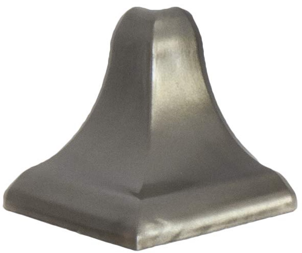 DQ-PP 1x HOEKLIJST BUITENHOEK - Chroom - 13 x 13 mm - PVC - Keukenlijst, Werkblad Afwerkingslijst, Keukenafwerkingslijst, Wandafwerkingslijst, Tafelbladlijsten