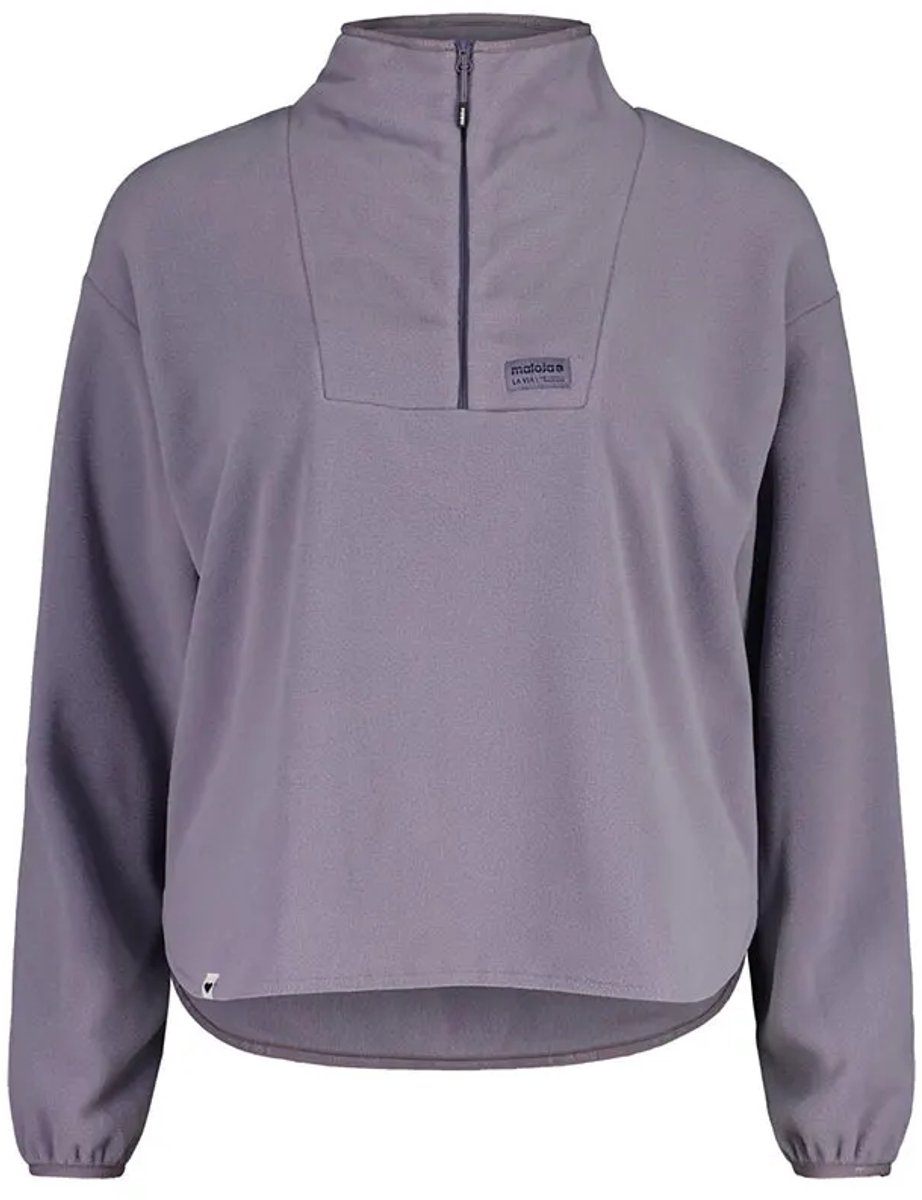 Maloja Meltinam Fleece Met Halve Rits Paars S Vrouw