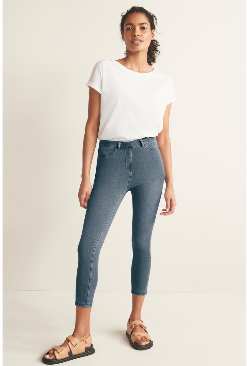 Next - Dames - T-shirt met kapmouwtjes - Wit