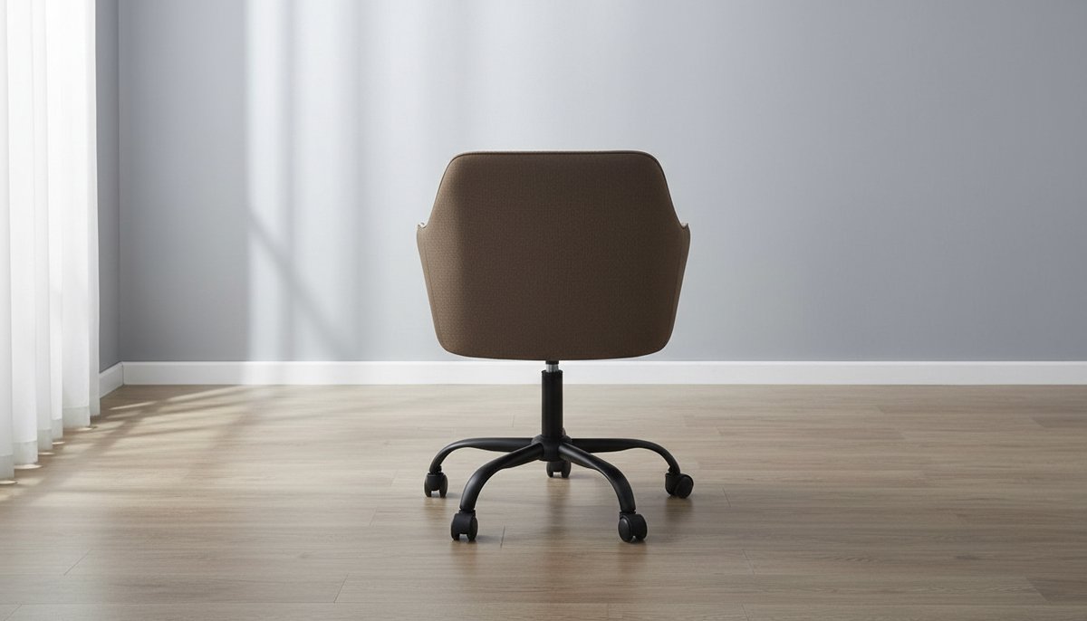 Bureaustoel Ergonomisch – Casa Velluto ComfortFlow Linen Pro Draaistoel – In Hoogte Verstelbare Bureaustoel met Armleuningen – Ademende Katoen-Linnen Stof – Computerstoel voor Thuiswerkplek, Kantoor en Studie – Bruin – Max. 110 kg