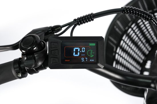 Elektrische Fiets TTGO C2 Pro - 250W Motor - 36V 18Ah Accu - Bereik 80-120km - 26" Banden Elektrische Stadsfiets - Shimano 7-Speed - 25km/u - Wit van Merkloos — afbeelding 4