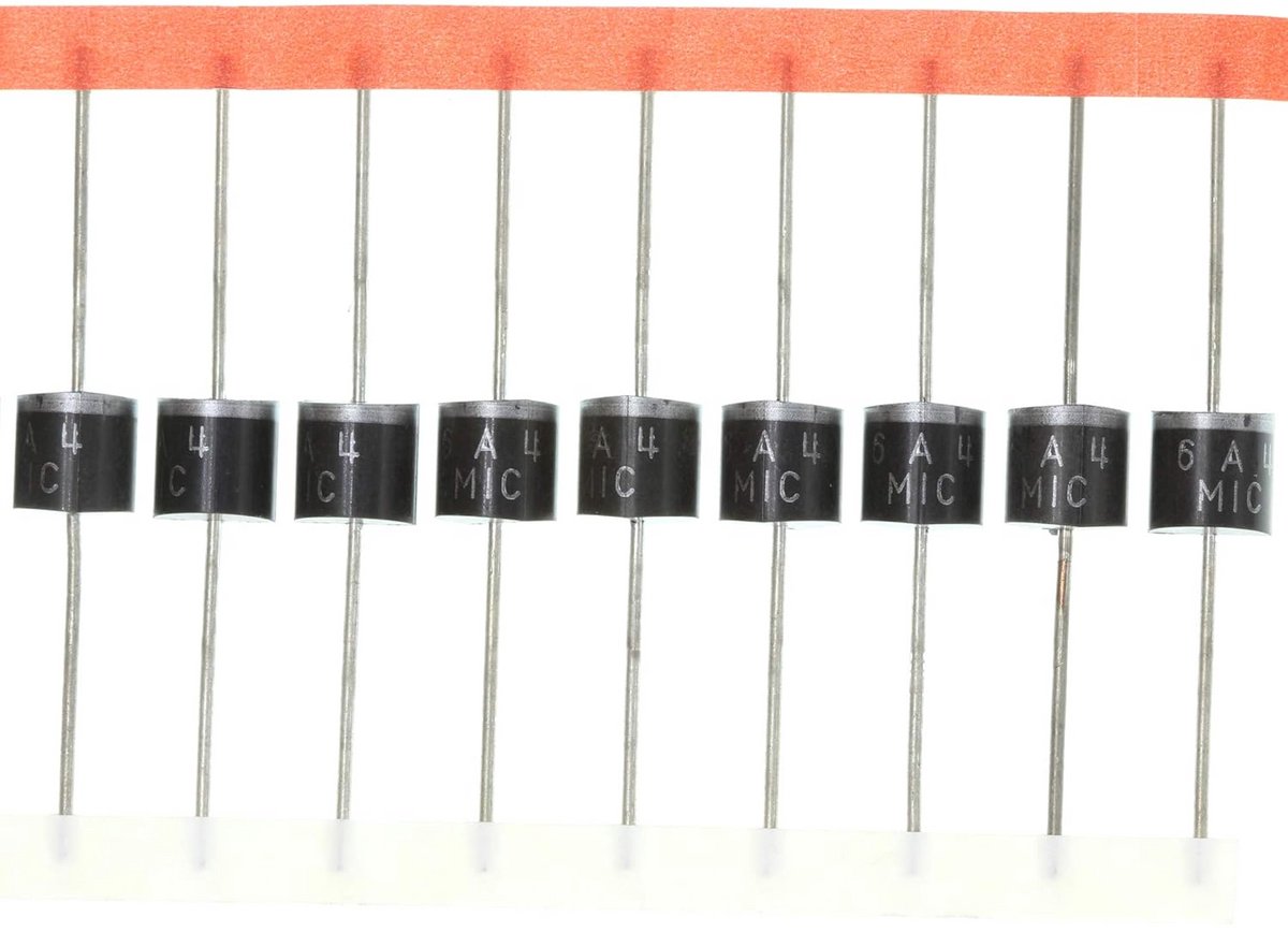Gelijkrichter Diodes - Componenten Set - Elektronica Reparatie - Hoge Stroom Capaciteit - 6 Amp 400 Volt