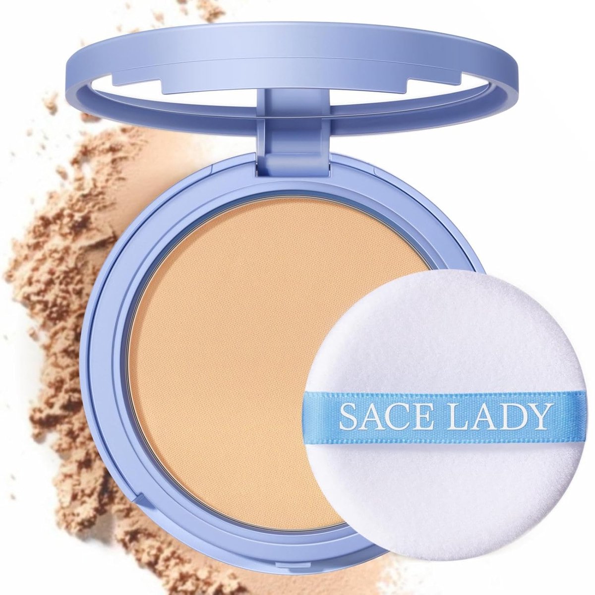 Sace Lady - Lasting Waterproof Gezichtspoeder - Matte - 02 Natural Beige