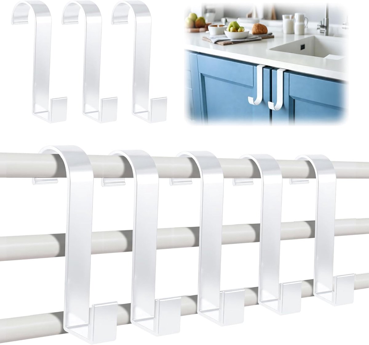 Handdoek radiator haken - S-haken deurhaken - Ruimte organiseren - Dubbelzijdig ophangsyst