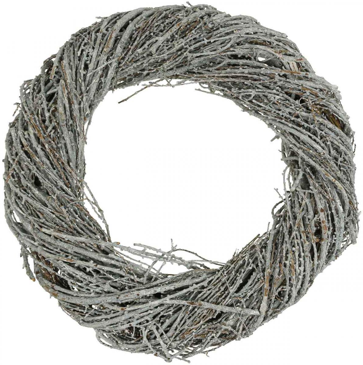 Dennenkrans, natuurlijke krans, shabby chic decoratieve krans, Ø40cm,