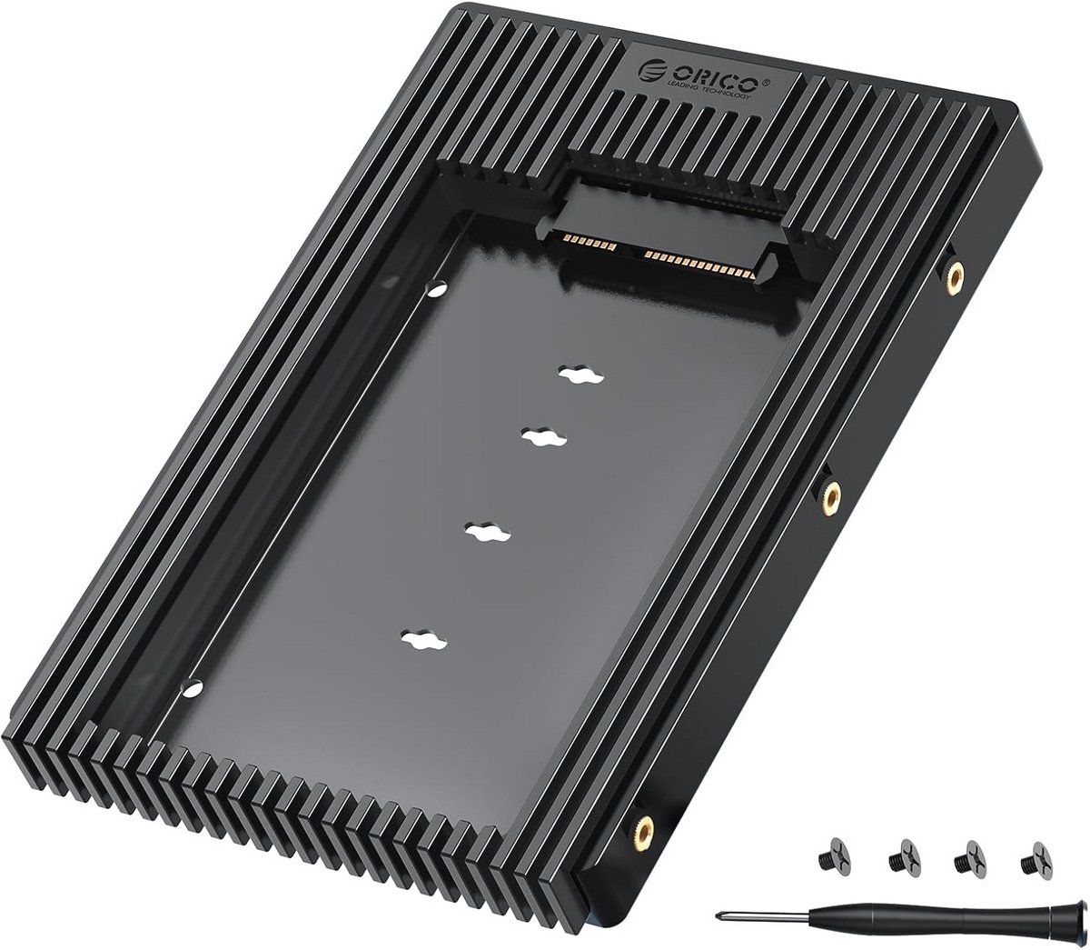 Behuizing Adapter voor 2.5 inch SSD naar 3.5 inch Interne Bay voor Desktop PC