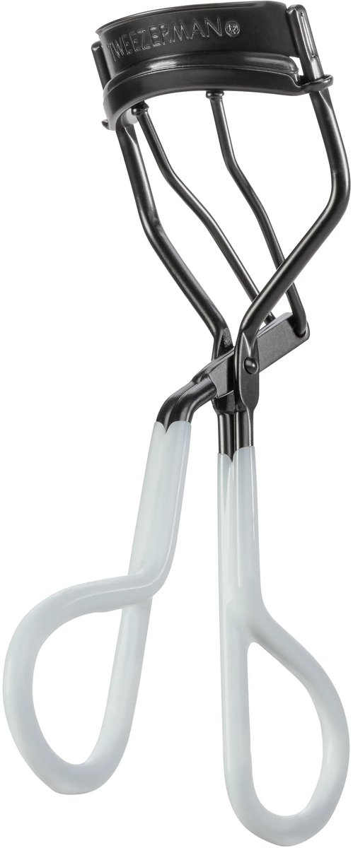Tweezerman Onyx Eyelash Curler – Professionele Wimperkruller Met Ergonomisch Ontwerp – Voor Perfect Gekrulde Wimpers Met Langdurige Lift En Volume – Inclusief Siliconen Pads – Geschikt Voor Alle Oogvormen – Luxe Wimperkrultang
