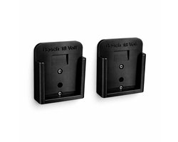 Bosch 18V Accu Houder Wand – Set van 2 – Accu Organizer voor Bosch Professional 18 Volt Batterijen – Werkplaats & Garage Opslag