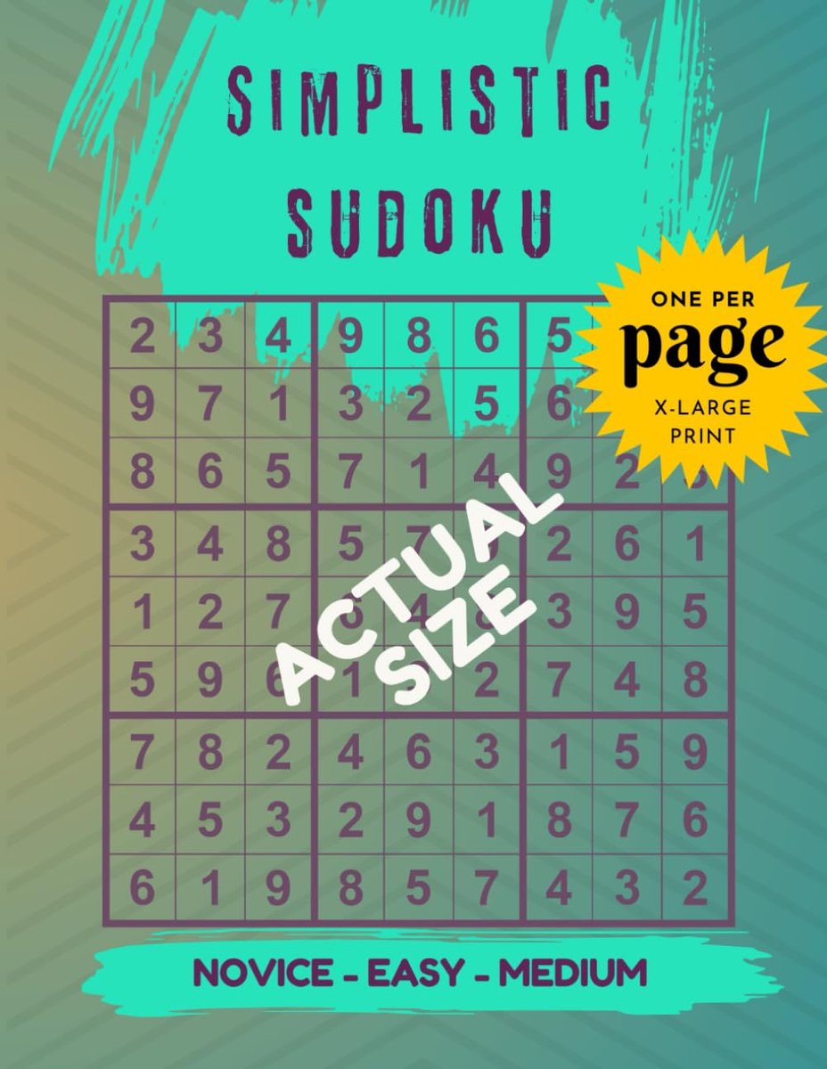 Logische Puzzelboek - Getallen Raadsel - Geestelijke Oefening - Grote Lettergrootte - 21x28 cm
