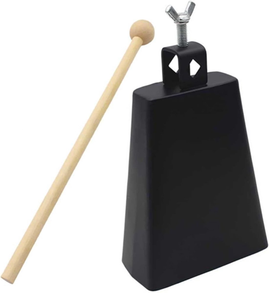 Percussie Koebel - Muziek Instrument - Muziek Maken - Duurzaam Metaal - 6 Inch - Zwart
