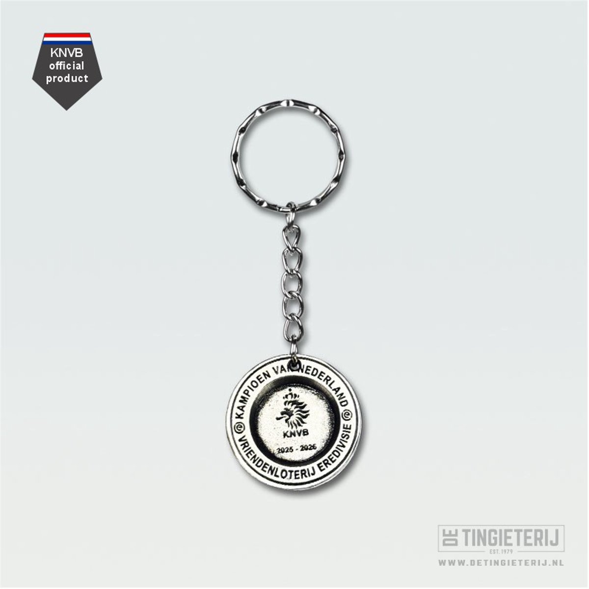 Sleutelhanger Kampioensschaal Eredivisie 25/26 - PSV - Eindhoven - Voetbal - Officieel KNVB product - PSV artikelen - Cadeau voetbal - Psv kampioen